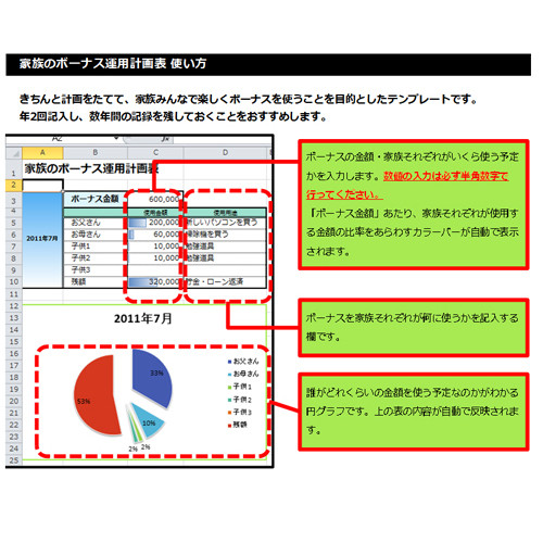 ボーナス運用計画表 画像スライド-2